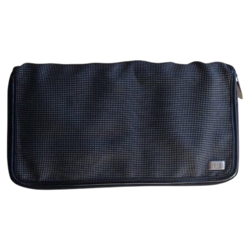 Dunhill Black Canvas Leather Wallet